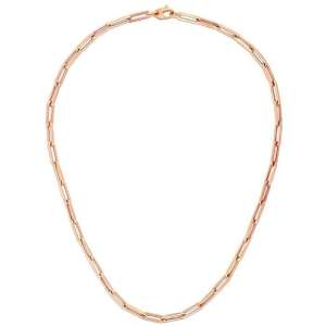 14K Rose Gold Bold Paperclip Chain (4.2 mm)